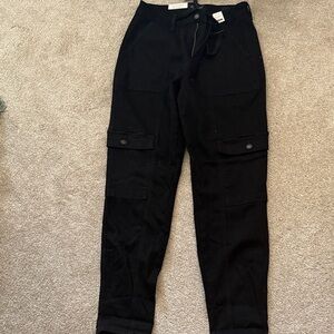 Judy Blue High Waist Black Cargo Joggers